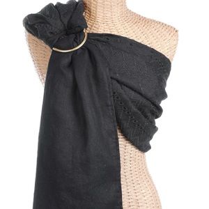 Brand New black eyelet Sakura Bloom ring sling